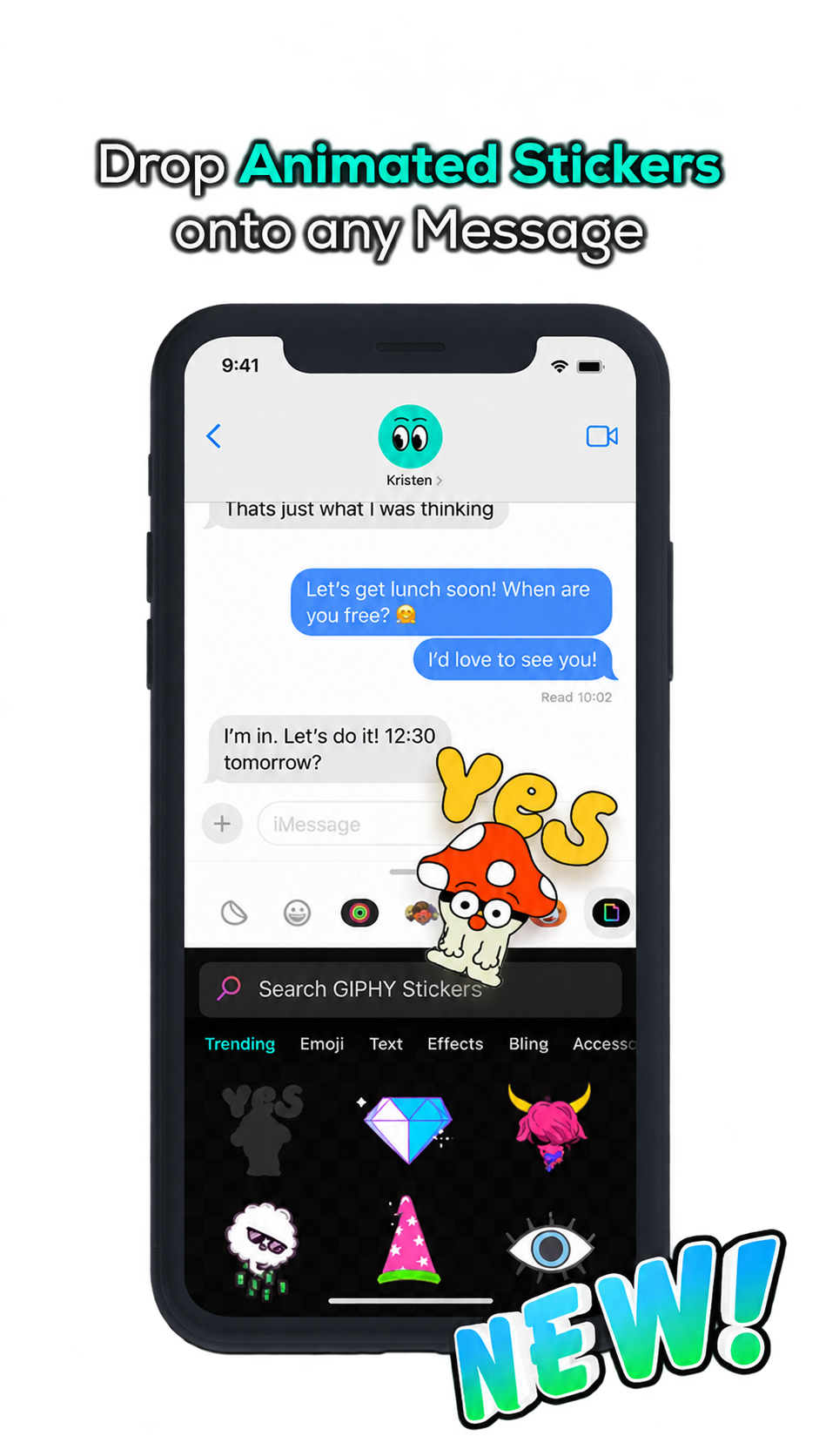 GIPHY Sticker Extension preview